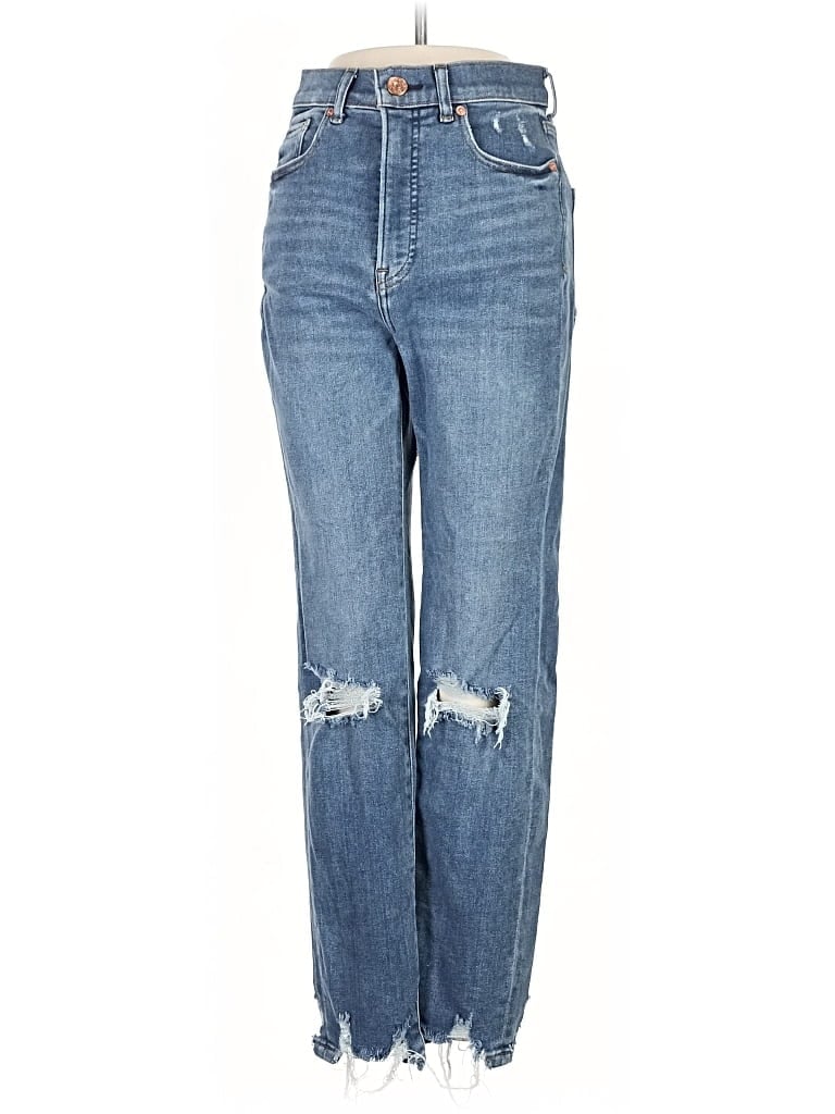 Pre-owned Express Jeans In Blue