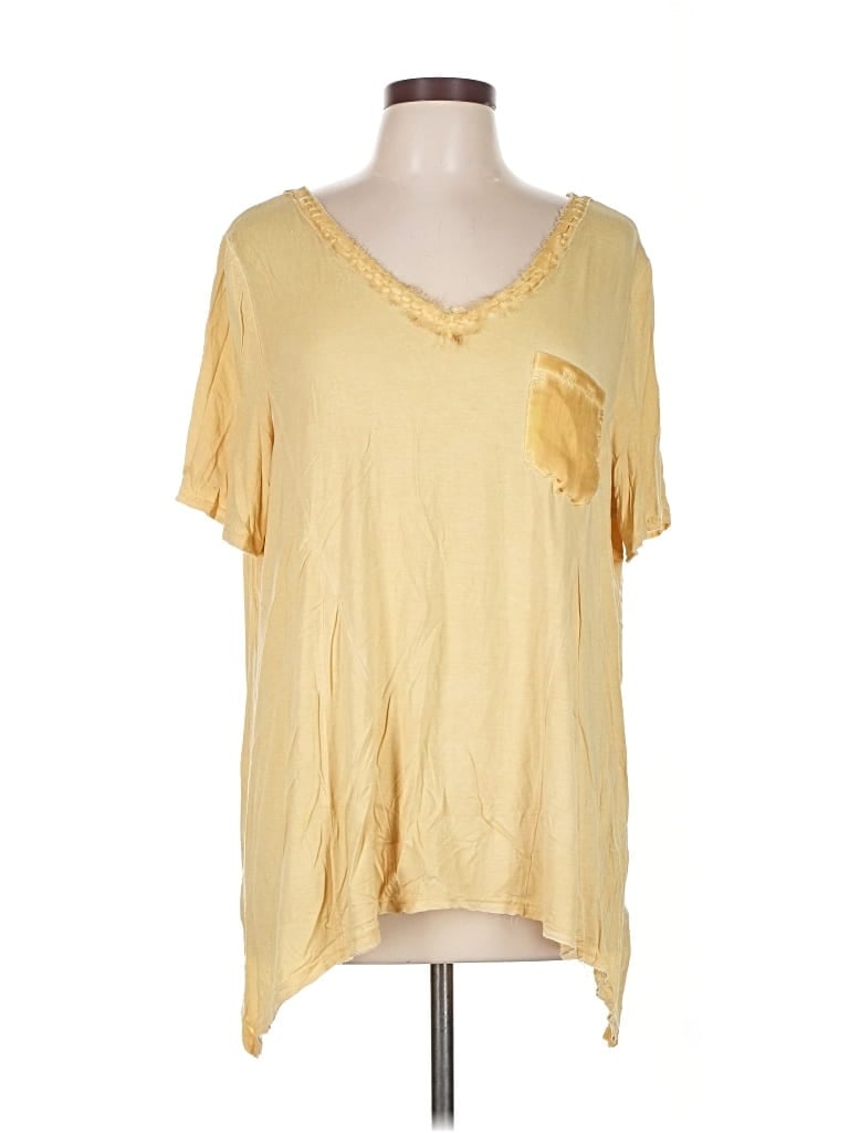 Pre-owned Pol Short Sleeve T-shirt In Yellow