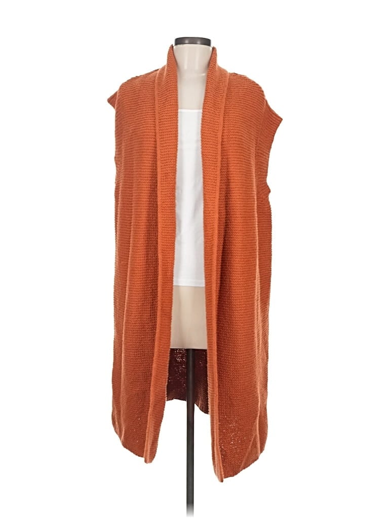 Pre-owned Jjill Cardigan Sweater In Orange