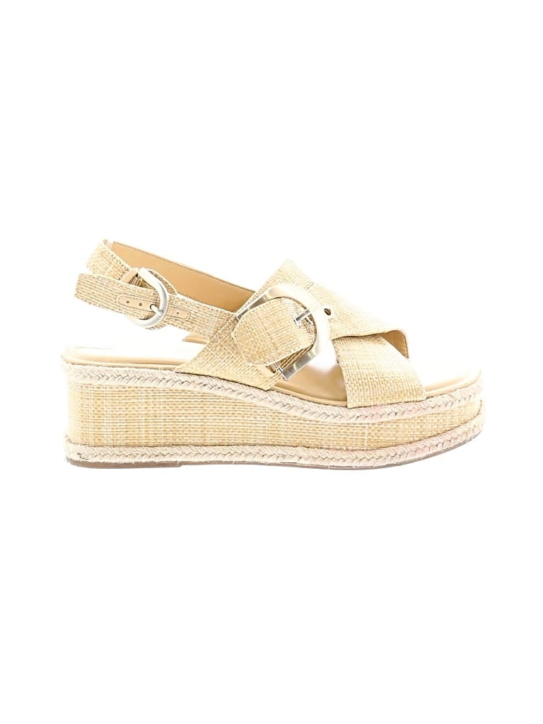 Pre-owned Marc Fisher Ltd Wedges In Brown