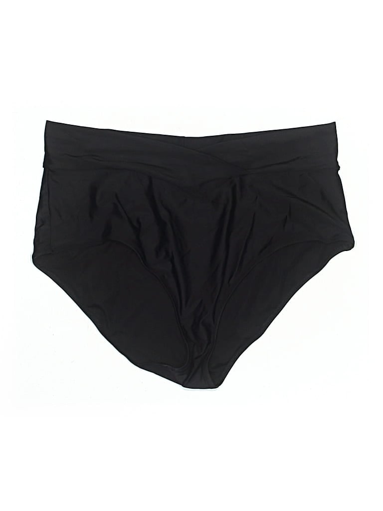 Pre-owned Aerie Swimsuit Bottoms In Black