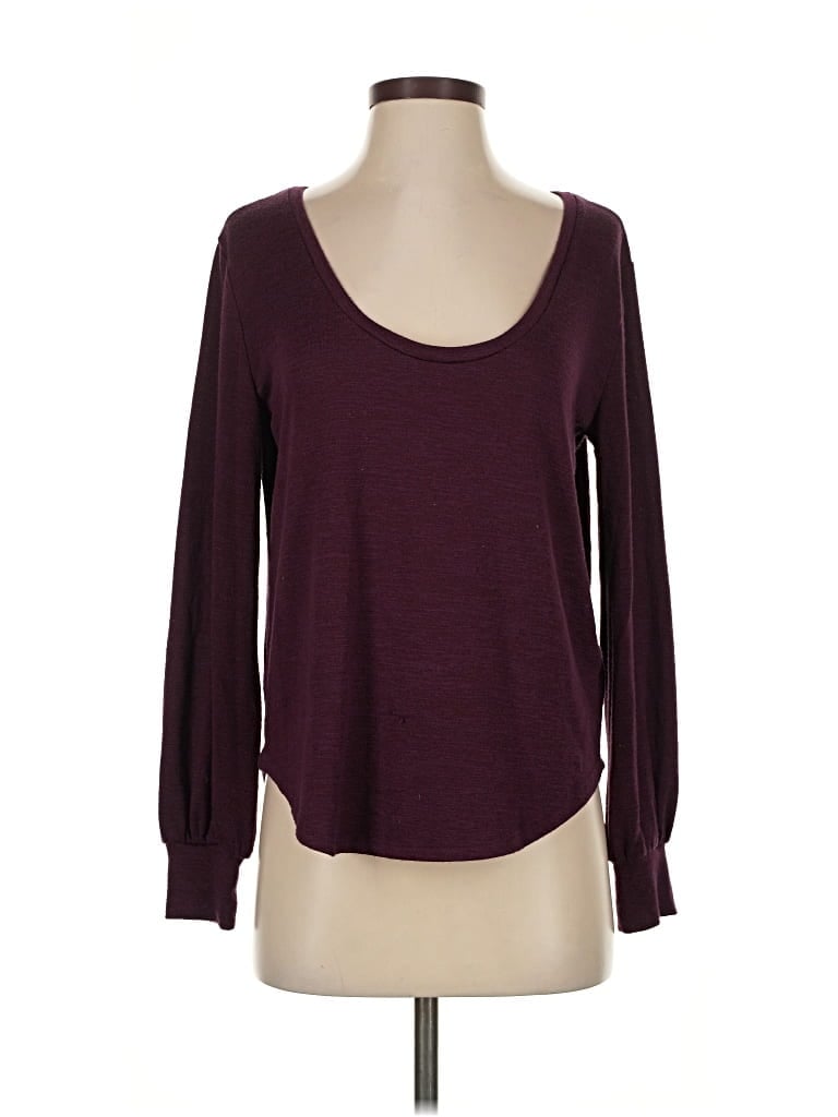 Pre-owned Gap Cardigan Sweater In Burgundy
