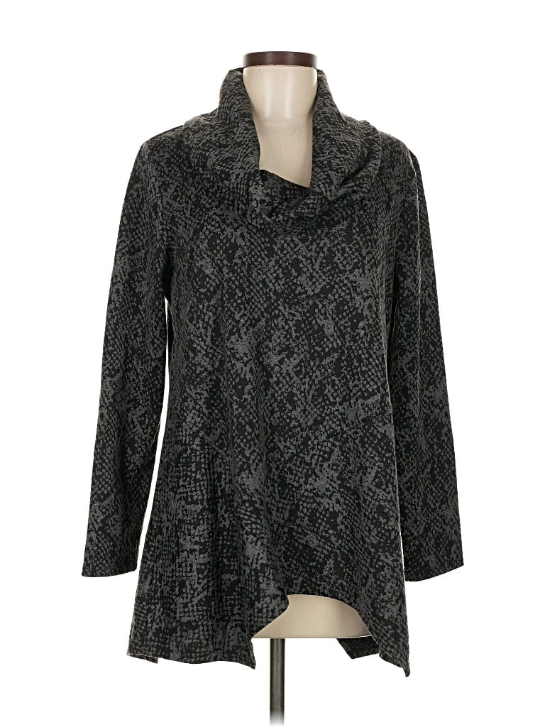 Pre-owned Philosophy Republic Clothing Long Sleeve Top Black Cowl Neck Tops