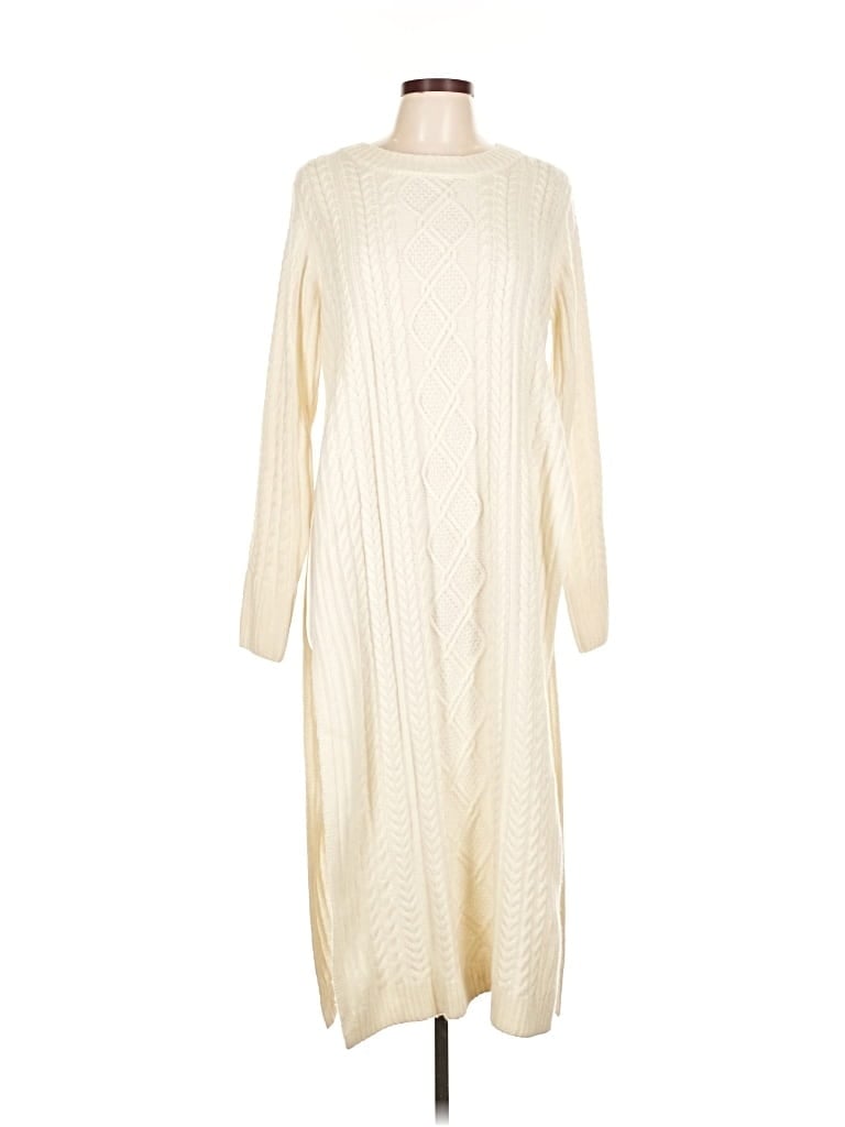 Pre-owned Urban Outfitters Casual Dress In White