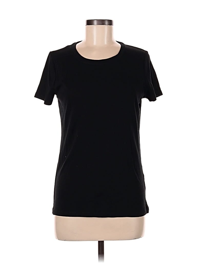 Pre-owned Jones New York Sport Short Sleeve T-shirt In Black