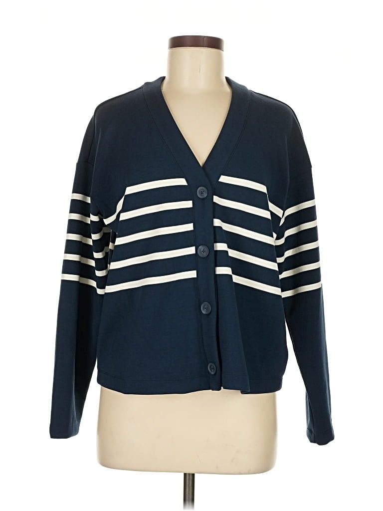 Pre-owned Spanx Cardigan Sweater In Blue