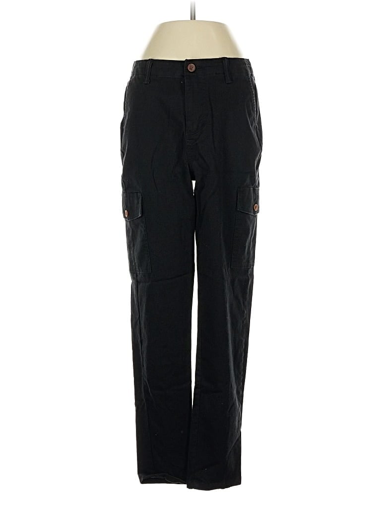 Pre-owned Lands' End Cargo Pants In Black