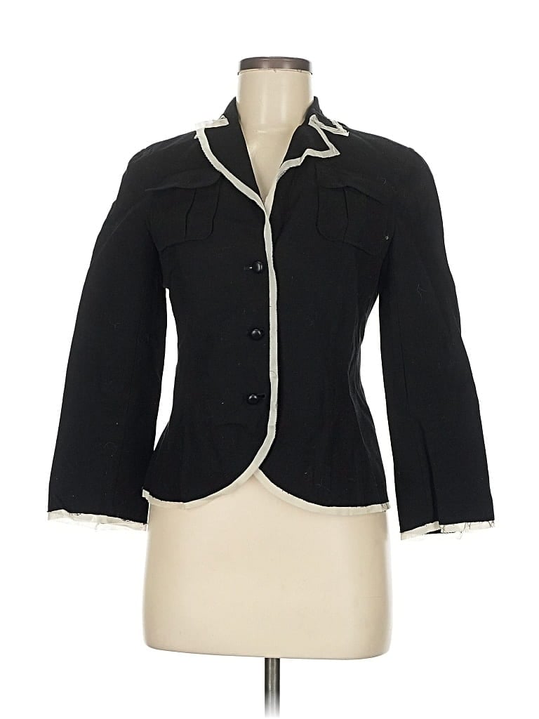 Pre-owned Akris Blazer Jacket In Black