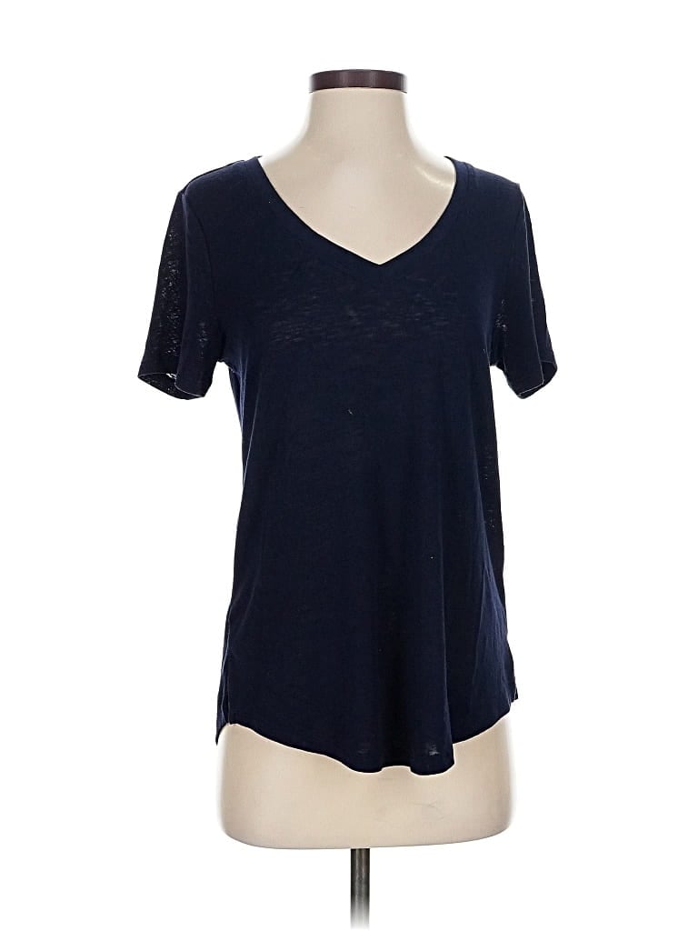 Pre-owned Athleta Short Sleeve T-shirt In Blue