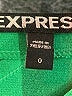 Express Solid Green Formal Skirt Size 0 - photo 4