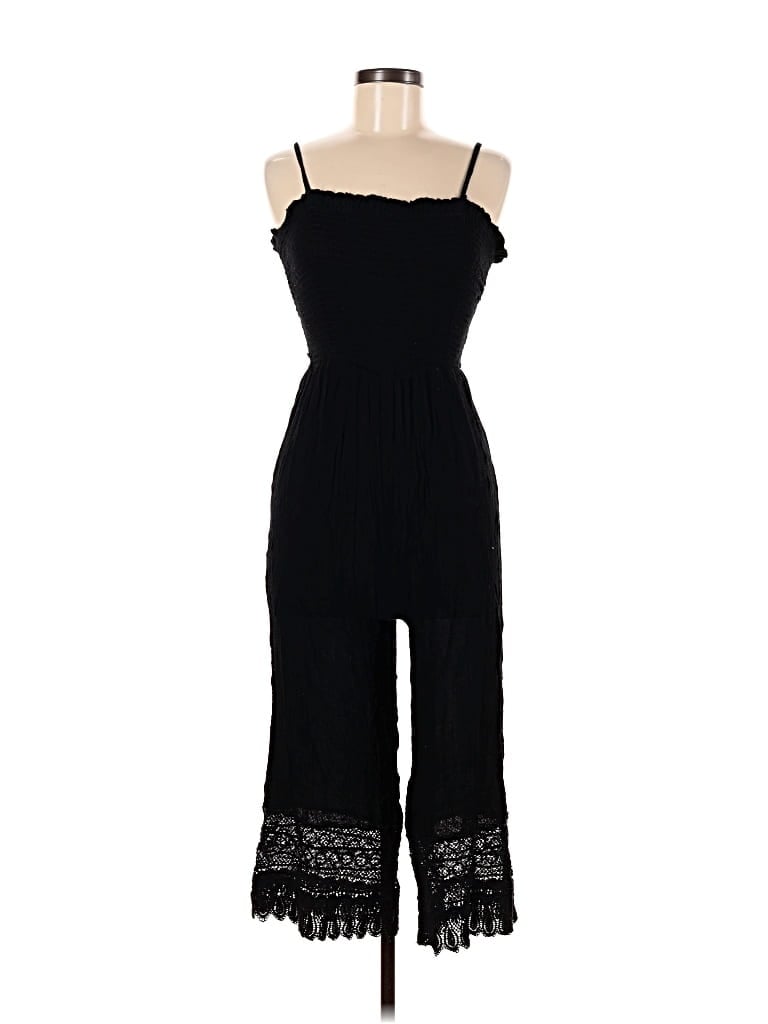 Pre-owned Japna Jumpsuit In Black