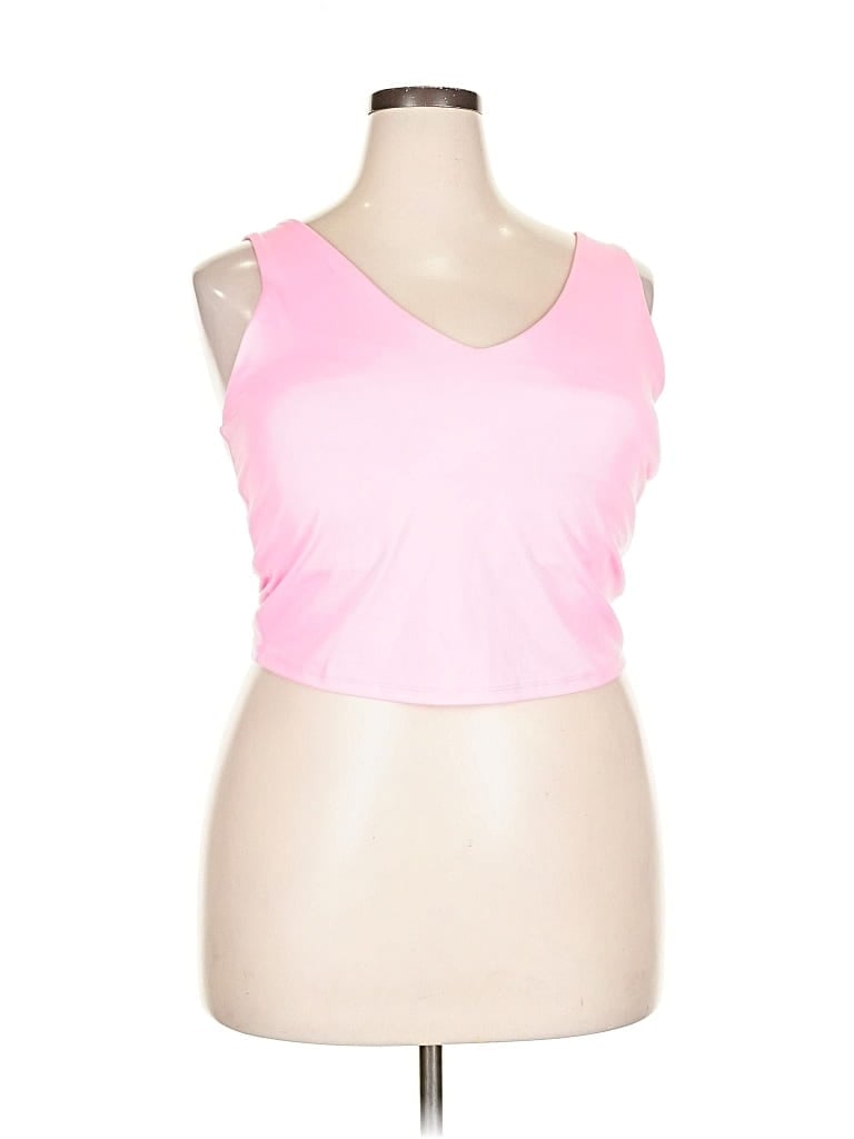 Pre-owned All In Motion Sleeveless Top Pink Sweetheart Neckline Tops