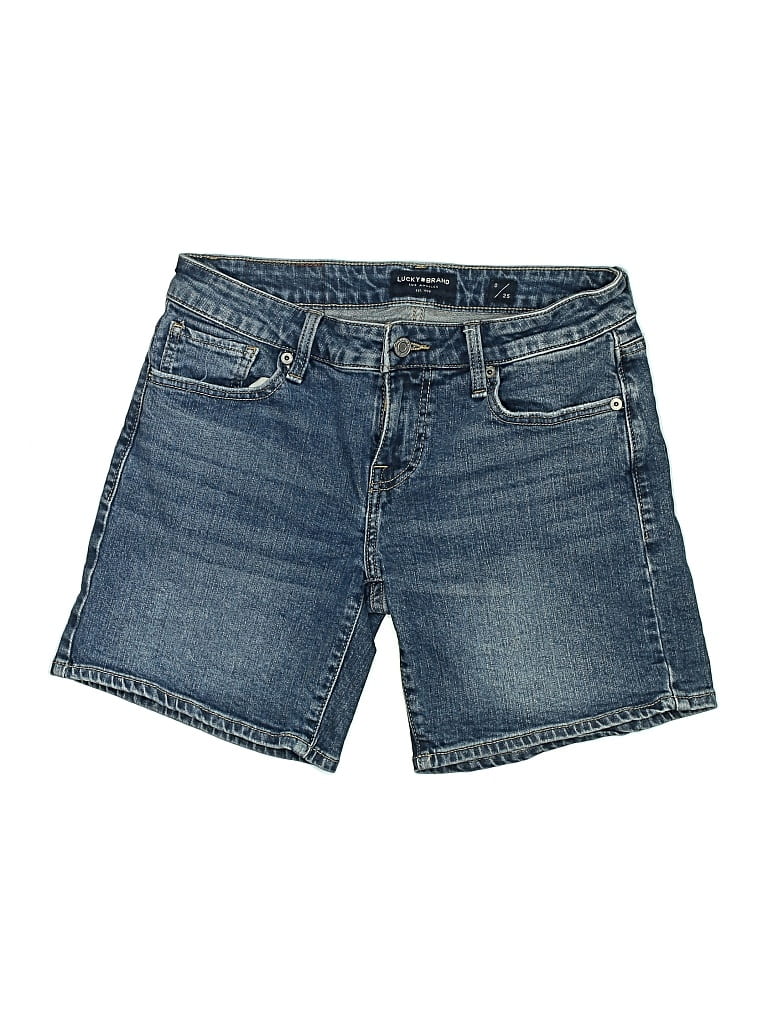 Pre-owned Lucky Brand Denim Shorts In Blue