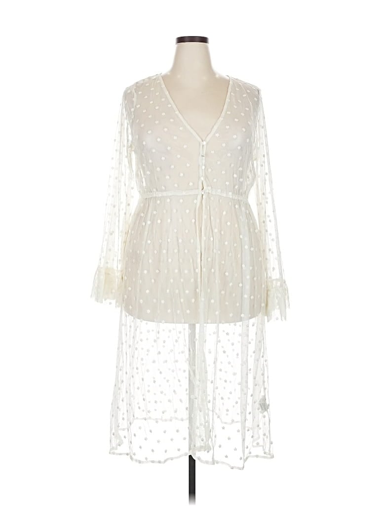 Pre-owned Forever 21 Plus Cocktail Dress In White