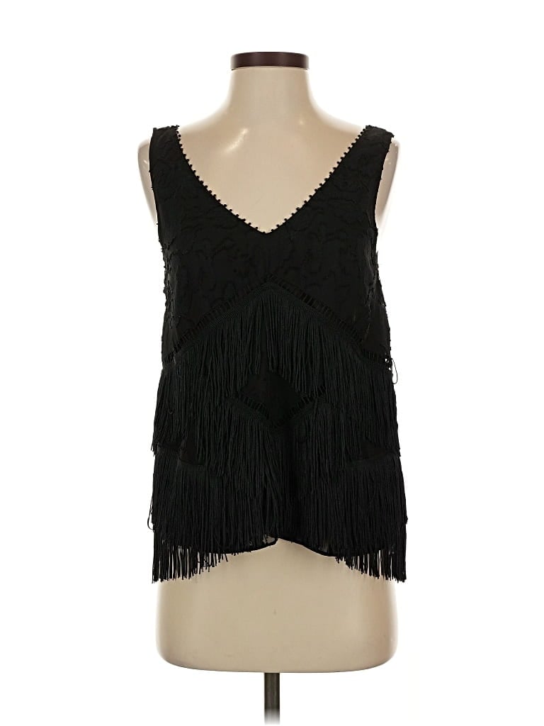 Pre-owned Hd In Paris Sleeveless Blouse In Black