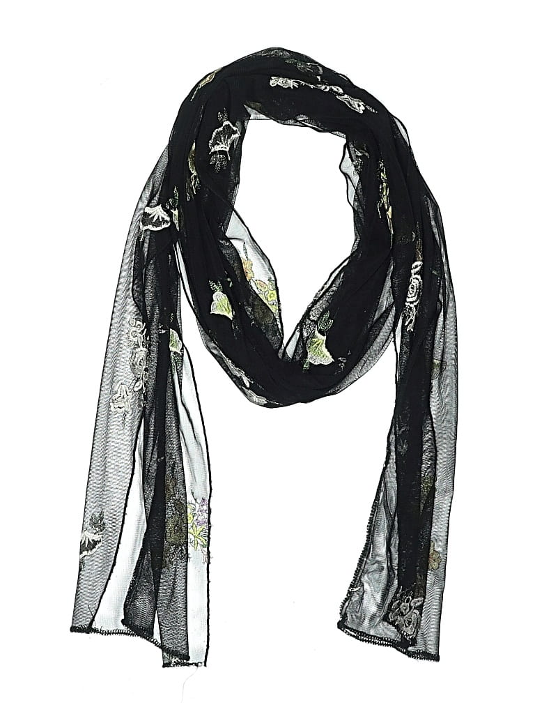 Pre-owned Unbranded Scarf In Black