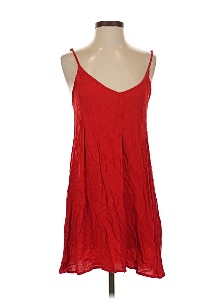 Pre-owned Roxy Sleeveless Top Red Halter Neckline Tops