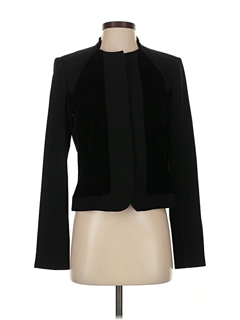 Pre-owned Elie Tahari Blazer Jacket In Black
