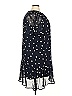 DKNY 100% Polyester Polka Dots Black Casual Dress Size 18 - photo 4