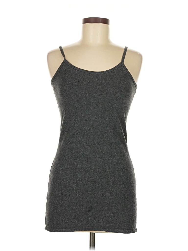 Pre-owned Soul Flower Tank Top Gray Halter Neckline Tops