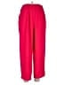 Zara 100% Polyester Red Pink Casual Pants Size L - photo 1