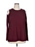 MICHAEL Michael Kors Burgundy Long Sleeve Top Size XL - photo 1