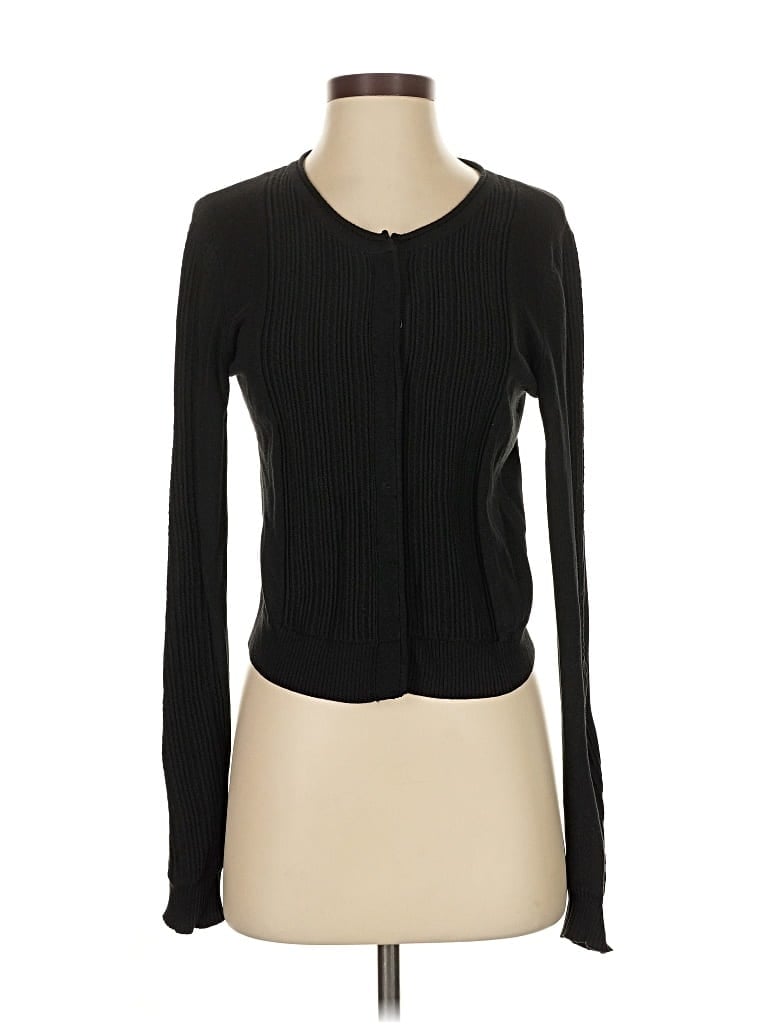 Pre-owned Nanette Lepore Long Sleeve Top Black Sweetheart Neckline Tops