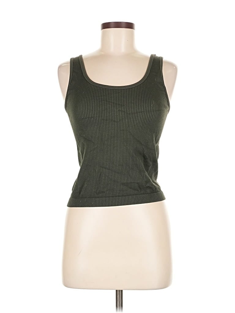 Pre-owned A New Day Tank Top Green Strapless Neckline Tops
