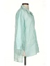 Nic + Zoe 100% Polyester Teal 3/4 Sleeve Blouse Size S - photo 4