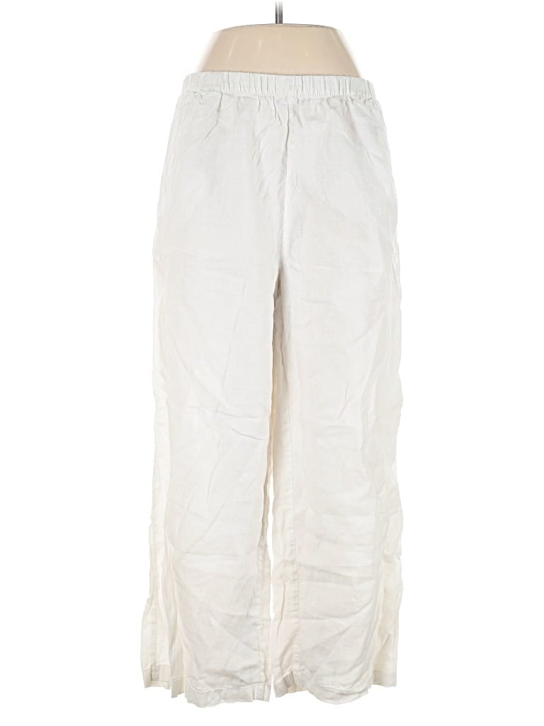 Pre-owned C&c California Linen Pants In White