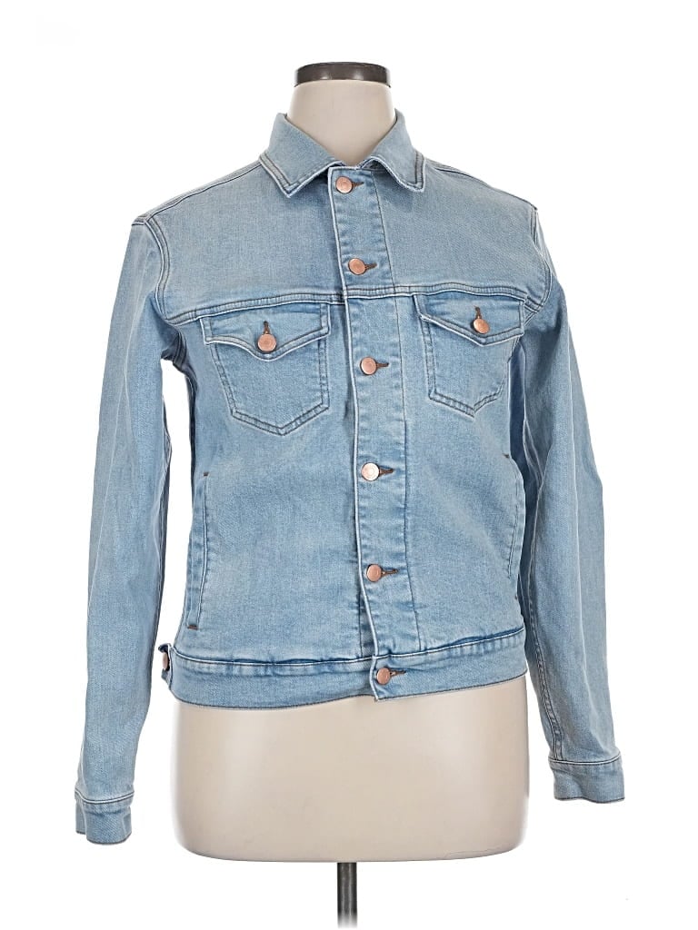 Pre-owned Assorted Brands Denim Jacket In Blue