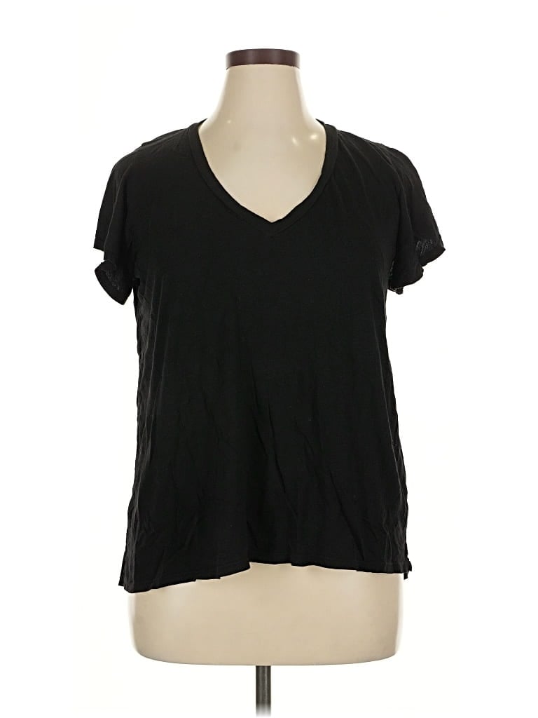 Pre-owned T.la Short Sleeve T-shirt In Black