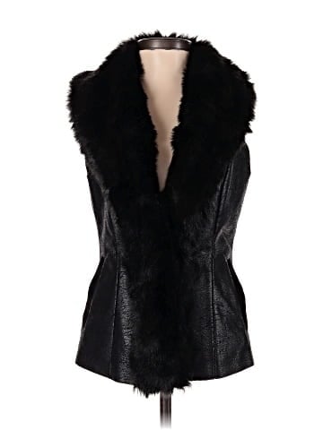 White House Black Market Faux Fur Vest (view 1)