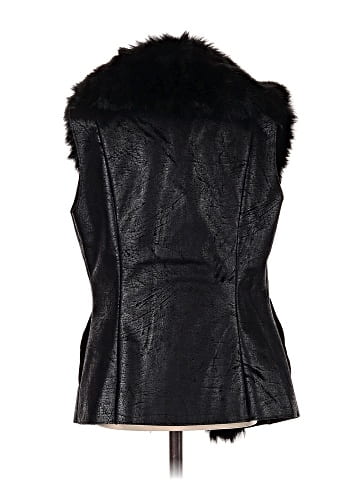 White House Black Market Faux Fur Vest (view 2)