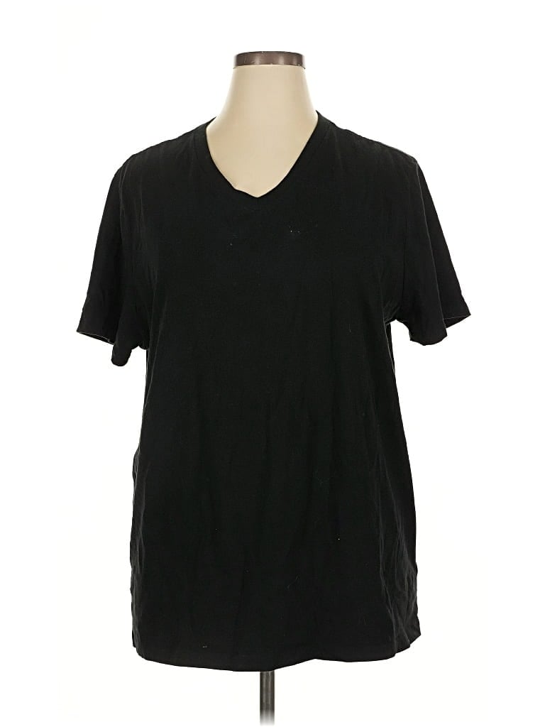 Pre-owned Gap Short Sleeve T-shirt In Black