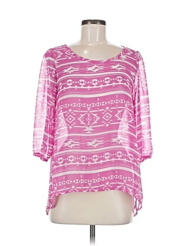 Francesca's 3/4 Sleeve Blouse (view 1)