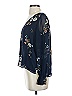 Joie 100% Polyester Blue 3/4 Sleeve Blouse Size XS - photo 5