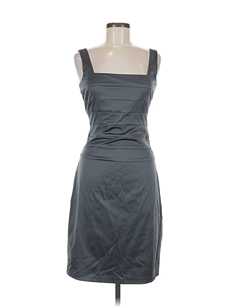 Pre-owned Bisou Bisou Cocktail Dress In Gray