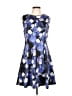 Cynthia Rowley Graphic Blue Cocktail Dress Size 10 - photo 1