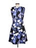 Cynthia Rowley Graphic Blue Cocktail Dress Size 10 - photo 2
