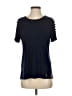 MICHAEL Michael Kors Black Blue Short Sleeve Top Size S - photo 1