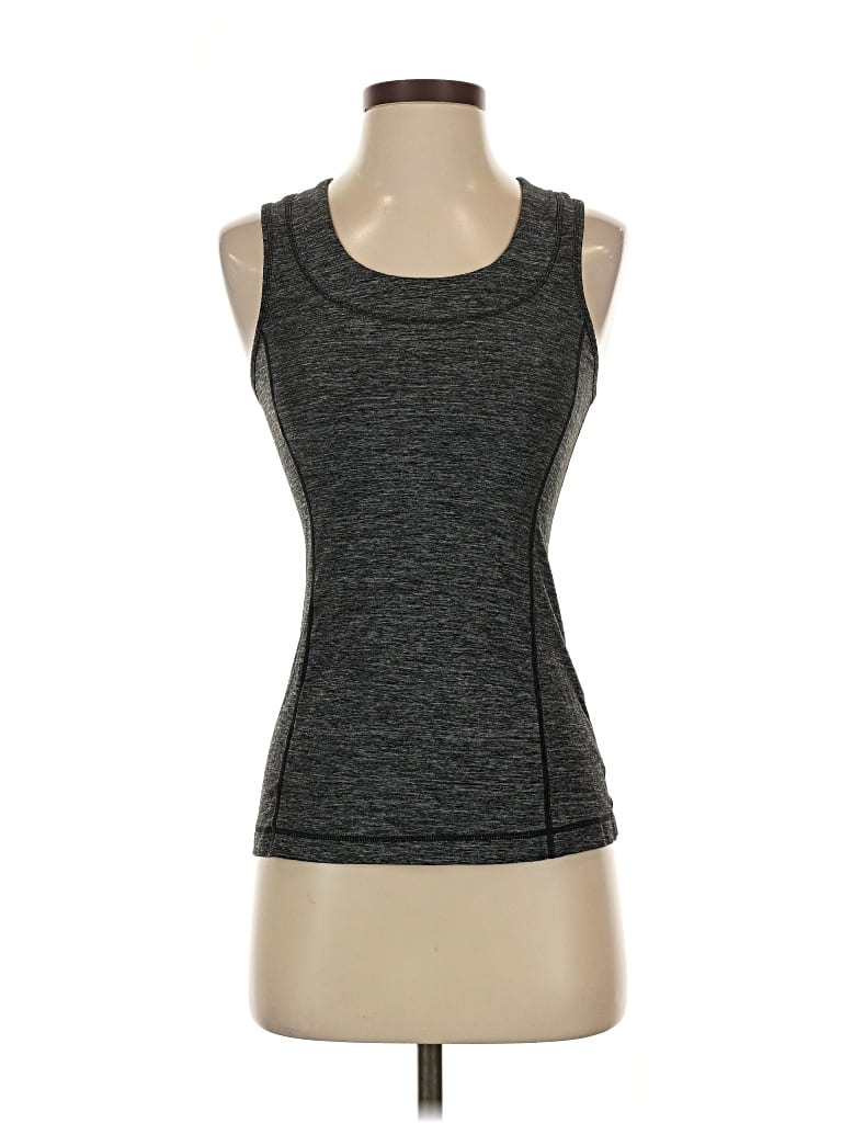 Pre-owned Lululemon Athletica Active Tank Top In Gray