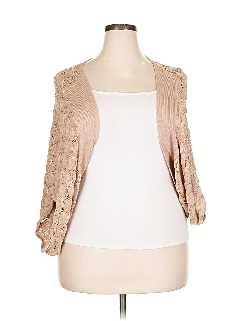 Pre-owned Grace Karin Cardigan Sweater In Brown