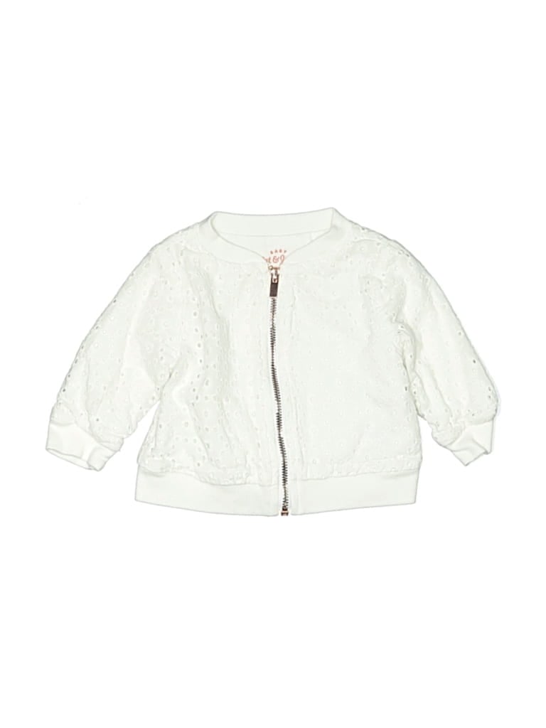 Pre-owned Cat & Jack Babies' Jacket In White
