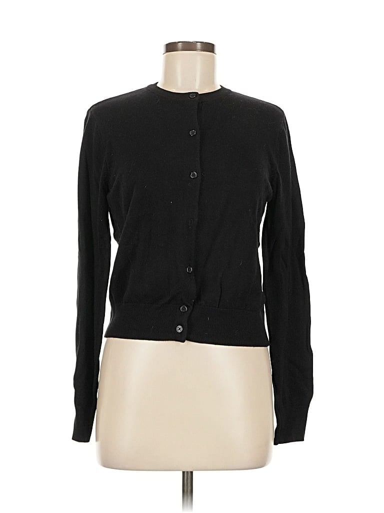 Pre-owned H&m Cardigan Sweater In Black