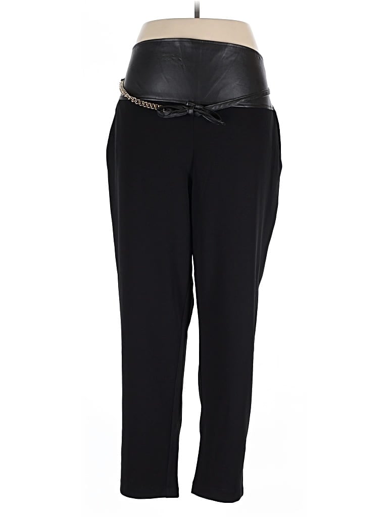 Pre-owned H By Halston Active Pants In Black