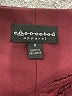 Connected Apparel Tweed Burgundy Cocktail Dress Size 8 - photo 6