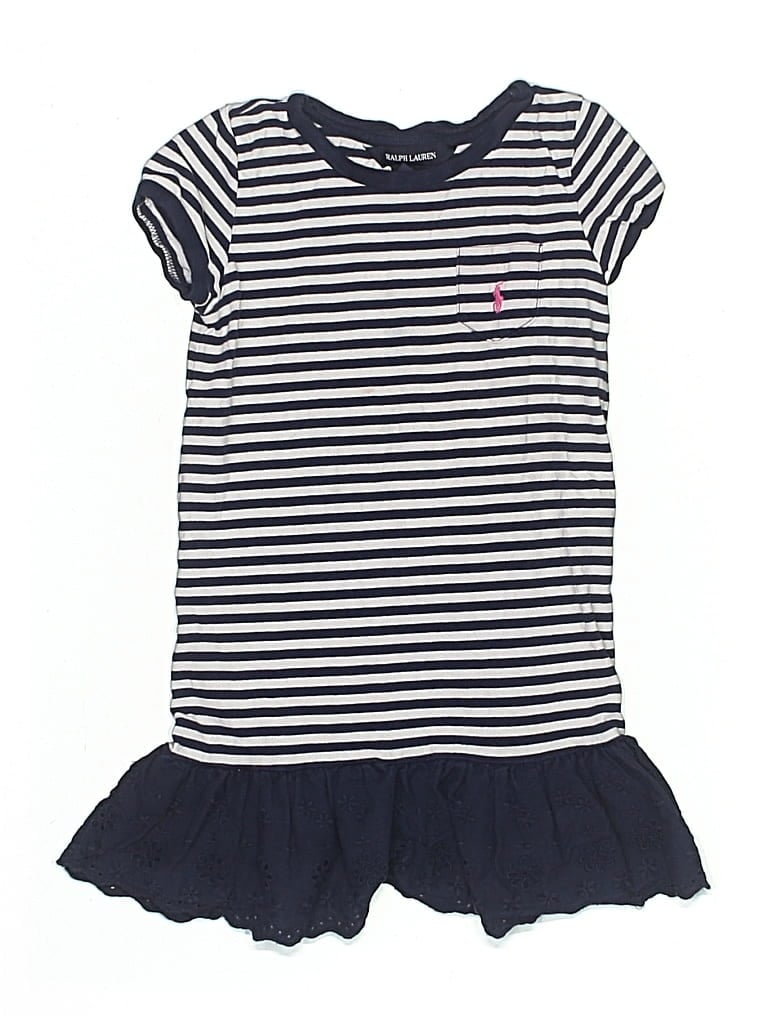 Pre-owned Ralph Lauren Kids' Dress In Gray