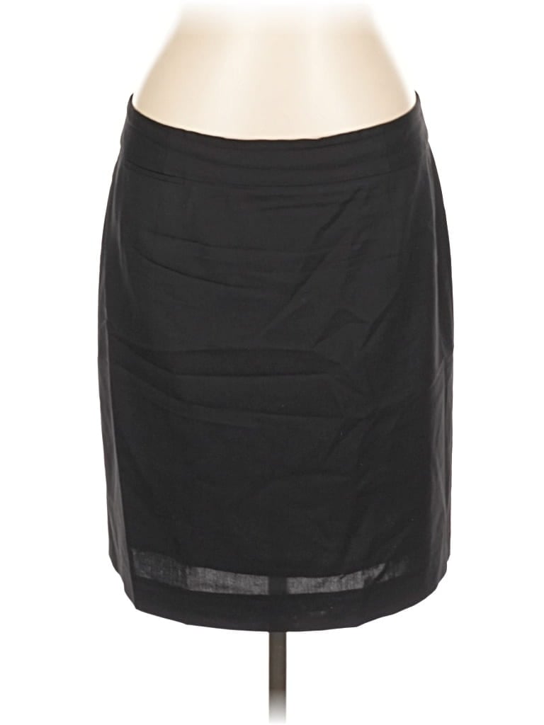 Pre-owned J.crew Factory Store Wool Skirt In Black