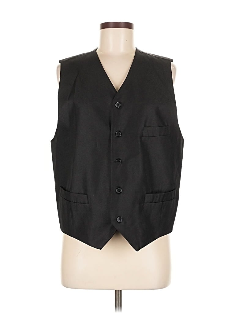 Pre-owned Pierre Cardin Tuxedo Vest In Black